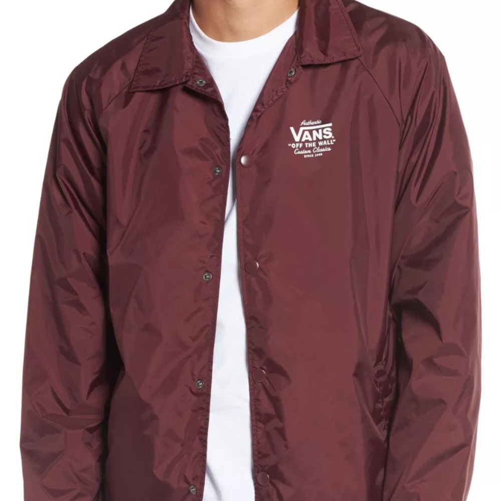 Vans Maroon Windbreaker